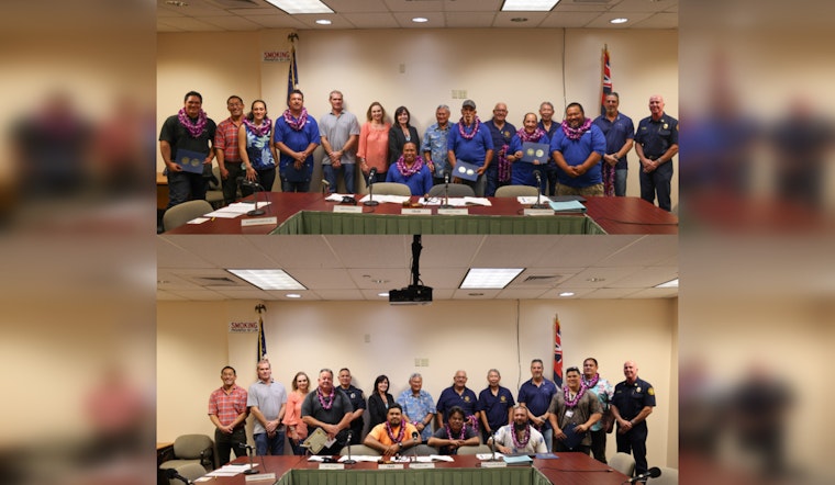 Kaua'i Bravery Celebrated as Local Heroes Honored for Vital Role in Summer Wildfire Response