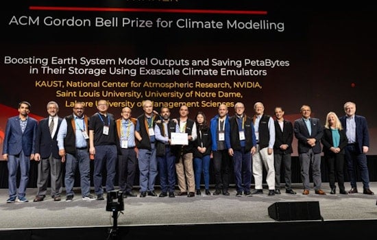 KAUST's Exascale Climate Emulator Wins the Prestigious Gordon Bell Prize at Atlanta Conference