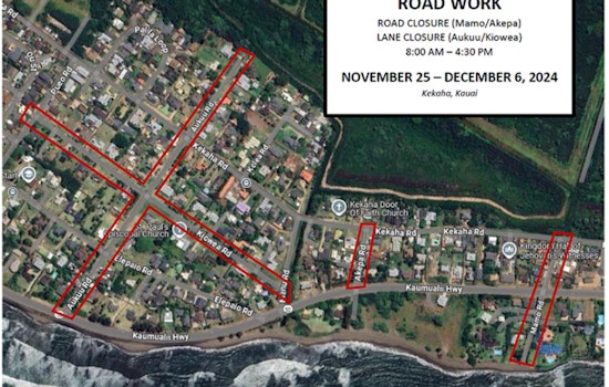 Kekaha Commuters Alert as Two-Week Lane Closures Are Announced for Road Resurfacing