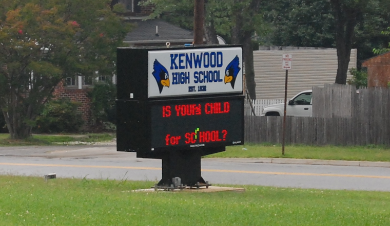 Kenwood High School Students Enhance The AVENUE at White Marsh with Creative Art Installations