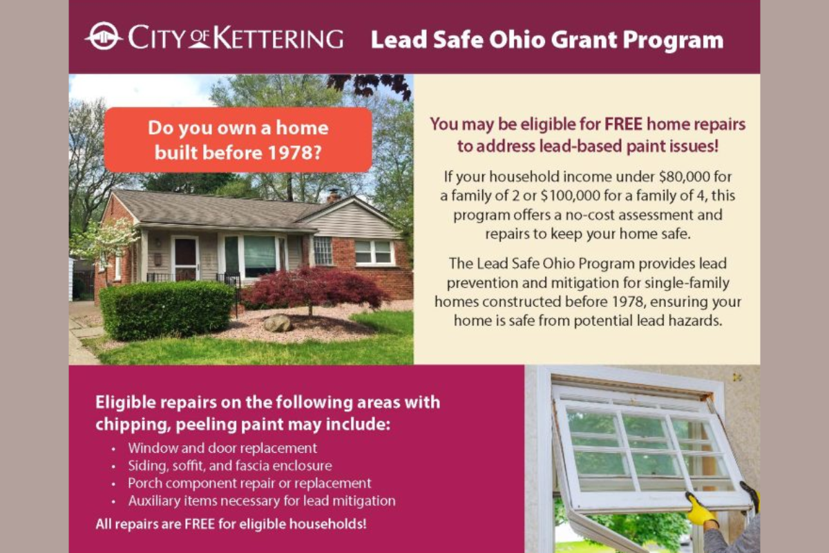 Kettering Launches Lead Safe Ohio Grant to Provide Free Home Repairs