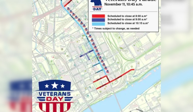 Knoxville to Celebrate 99th Veterans Day Parade, Street Closures and Free Parking Announced