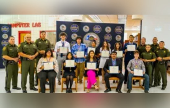 Laredo Sector Border Patrol Celebrates Local Scholars with Youth of the Month Awards at Martin High School