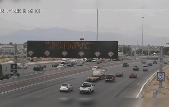 Las Vegas Traffic Alert as I-15 Faces Overnight Closures for ATM Sign Installations