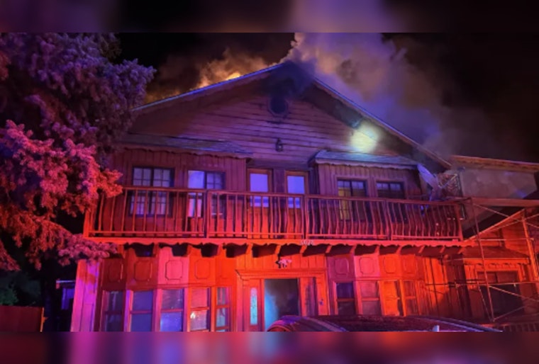 Late-Night Blaze Damages Mt. Charleston Residence, No Injuries as Firefighters Battle $900K Inferno