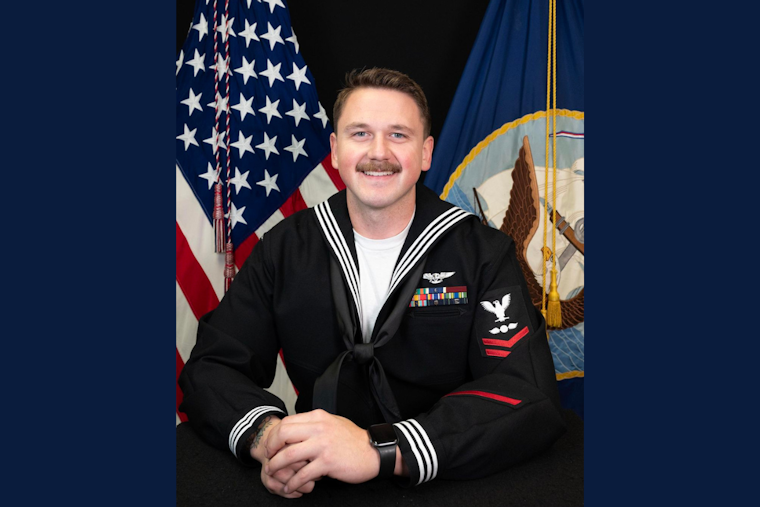 Leavenworth Native AE2 Codi Sisco Honored as NAS JRB Fort Worth Junior Sailor of the Quarter