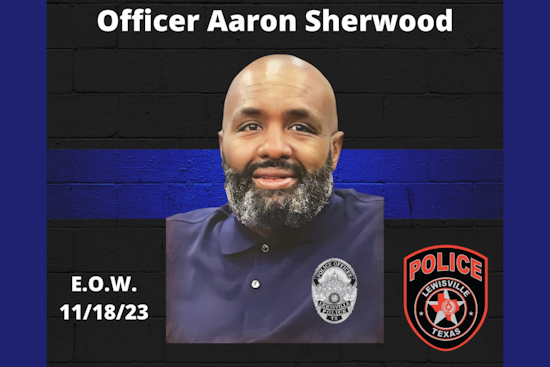 Lewisville Police Department Honors Legacy of Fallen Officer Sherwood on First Anniversary of His Passing
