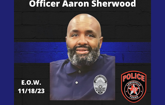 Lewisville Police Department Honors Legacy of Fallen Officer Sherwood on First Anniversary of His Passing