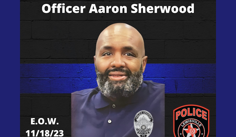 Lewisville Police Department Honors Legacy of Fallen Officer Sherwood on First Anniversary of His Passing