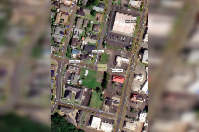 Līhu‘e Streets Closed for Emergency Sewer Repairs on Poinciana Street from Dec 3-6