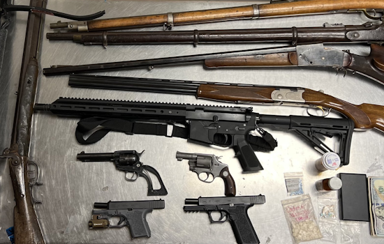 Livermore Man Arrested for Array of Weapons and Drugs, Faces Multiple Felony Charges