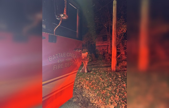 Local Firefighters in Battle Creek Save Dog from Early Morning Blaze with No Injuries Reported
