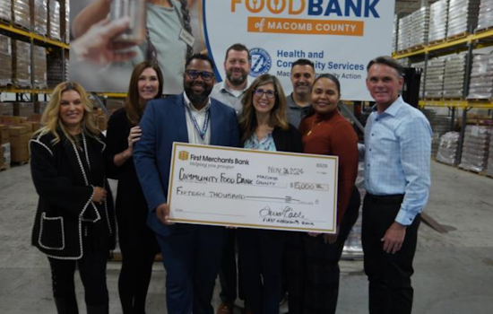 Macomb County's Community Food Bank Receives Generous $15,000 Boost from First Merchants Bank