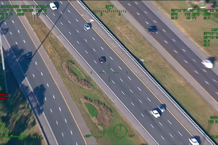Man Arrested After Leading Deputies on Wrong-Way Chase on I-75 in Hillsborough County