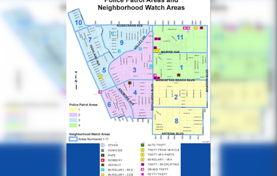 Manhattan Beach Police Report 23 Arrests and Multiple Crimes Amid Week of Vigilance