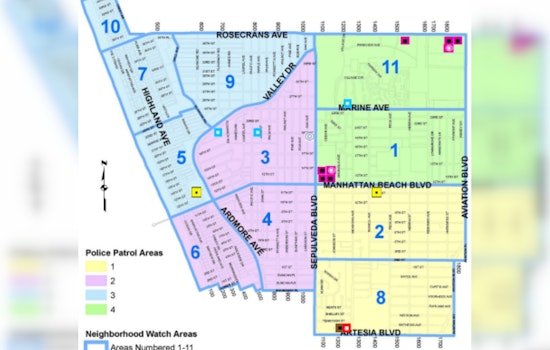 Manhattan Beach Police Tackle Wave of Thefts, Arrest Mail Thieves, Amidst Rising Crime Reports
