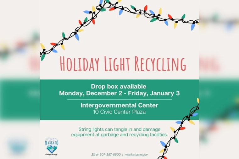 Mankato Encourages Eco-Friendly Festivities: Recycle Your Holiday Lights