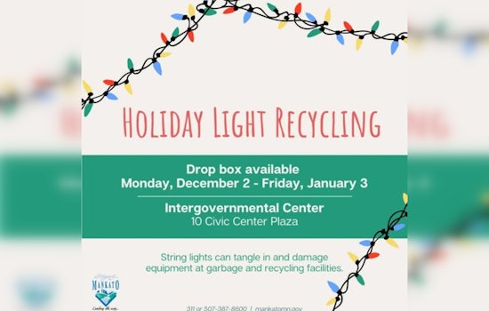 Mankato Encourages Eco-Friendly Festivities: Recycle Your Holiday Lights