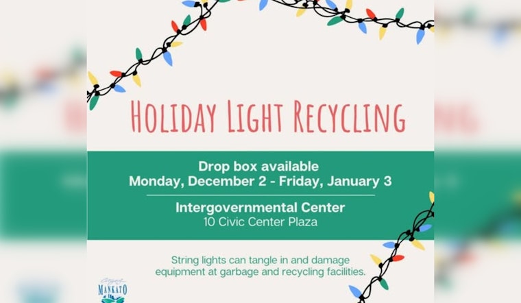 Mankato Encourages Eco-Friendly Festivities: Recycle Your Holiday Lights