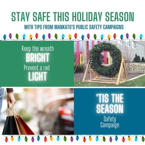 Mankato Rolls Out "Keep the Wreath Bright" Fire Safety Campaign for the Holidays