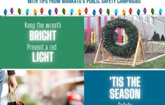 Mankato Rolls Out "Keep the Wreath Bright" Fire Safety Campaign for the Holidays