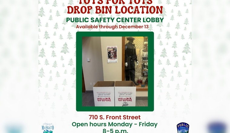 Mankato's Public Safety Center Hosts Toys for Tots Drive to Brighten Children's Holidays
