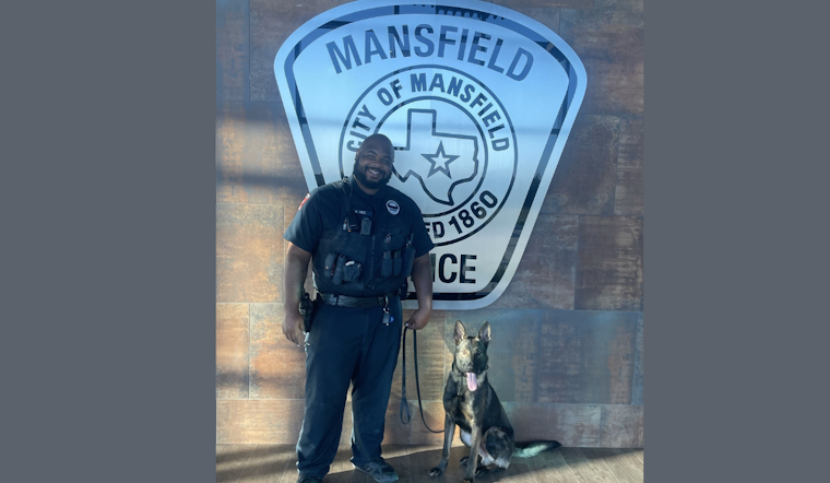 Mansfield Police Department Welcomes New K9 Tex to Boost Law Enforcement Efforts