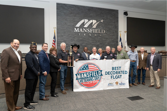 Mansfield, Texas Honors Military Service with Awards at Annual Veterans Day Parade
