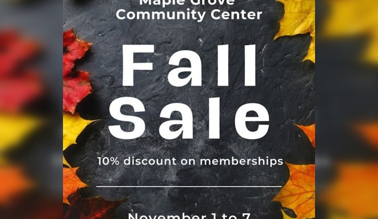 Maple Grove Community Center Offers 10% Discount on Memberships Amidst Ongoing Construction