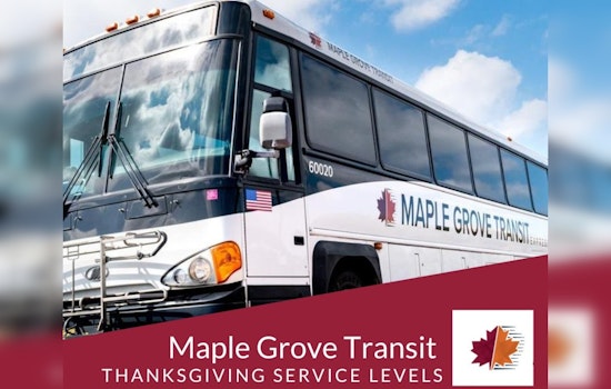 Maple Grove Transit Announces Thanksgiving Week Schedule Changes, No Service On Thanksgiving Day