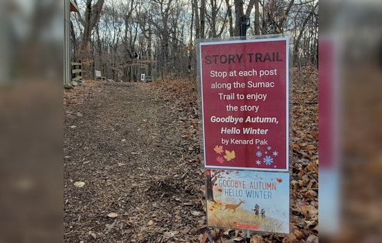 Maple Grove Welcomes Winter with Kenard Pak's Story Trail Adventure at Eastman Nature Center