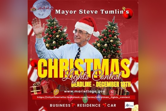 Marietta Gears Up for Mayor's Christmas Lights Decorating Contest, Intense Competition Expected Among Residents and Businesses