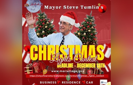 Marietta Gears Up for Mayor's Christmas Lights Decorating Contest, Intense Competition Expected Among Residents and Businesses