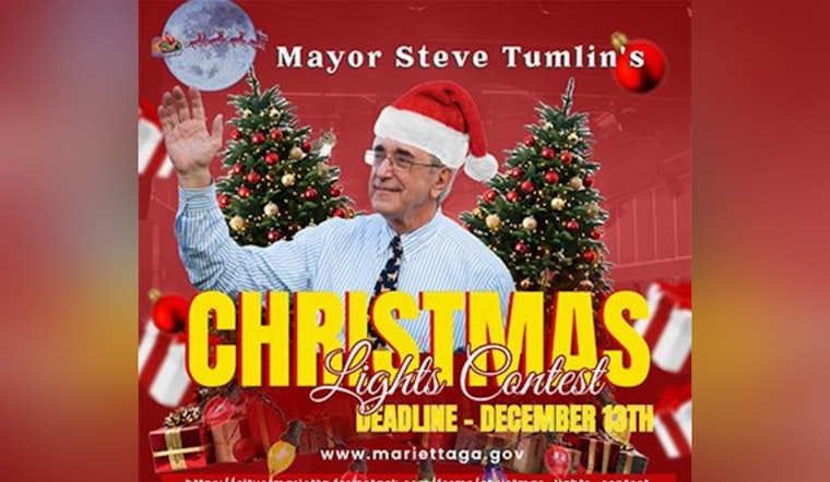 Marietta Gears Up for Mayor's Christmas Lights Decorating Contest, Intense Competition Expected Among Residents and Businesses