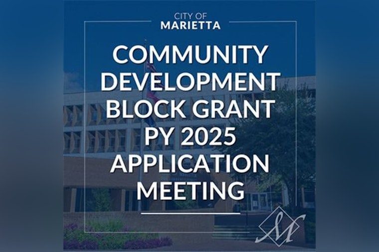 Marietta Invites Community Organizations to Apply for 2025 Community Development Block Grant Program