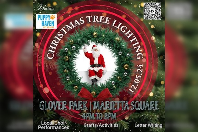 Marietta to Sparkle with Festive Joy at Annual Christmas Tree Lighting and Santa's Arrival on December 5th
