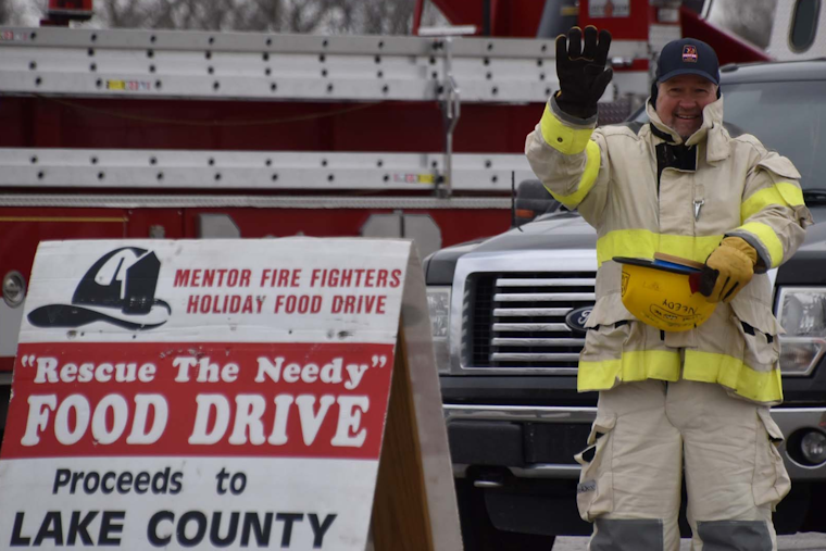 Mentor Fire Department Hosts 30th Annual 'Rescue the Needy' Food Drive at Great Lakes Mall
