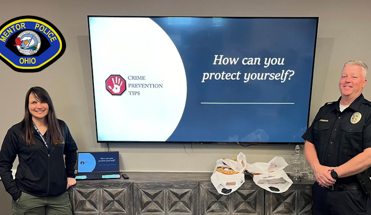Mentor Police Department Hosts "Preventing Senior Scams" Seminar at Mentor Senior Center