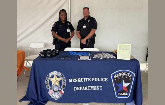 Mesquite Police Enhance Community Bonds at General Dynamics Employee Fair