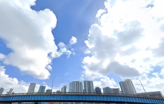 Miami Enjoys Sunny Skies and Mild Temps as Cool Front Brings Season's Lowest Temperatures