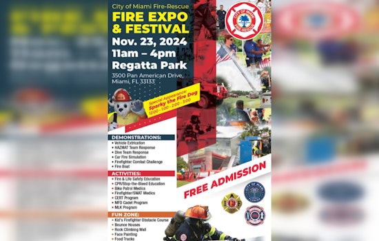 Miami Fire Rescue to Ignite Excitement with Annual Fire Expo & Festival at Regatta Park