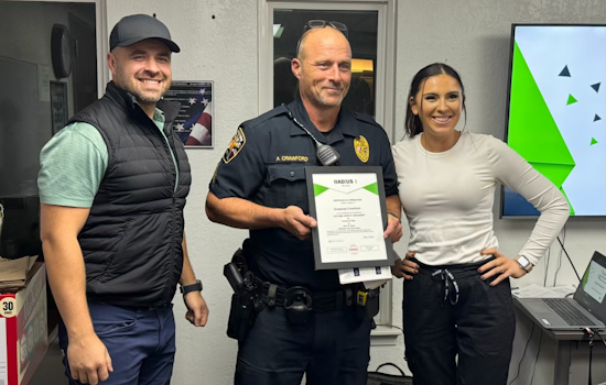 Midlothian Officers Honored with Plaques for Prompt Capture of Trespasser at Future City Hall Site