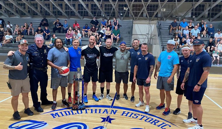 Midlothian Police Claim Victory in Friendly Match Against Firefighters at Restored "Old Gym"