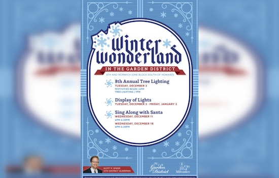 Milwaukee's Garden District to Sparkle with Festivities at 8th Annual Tree Lighting Event