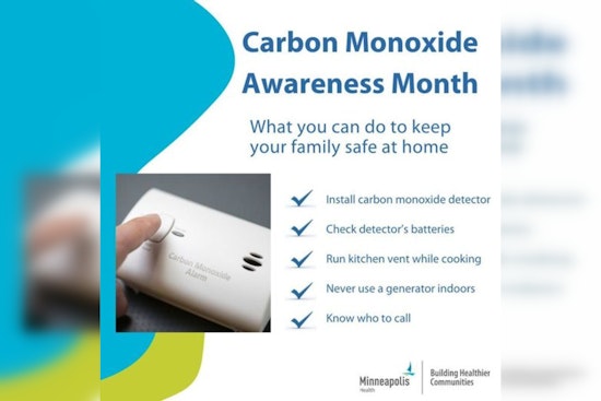 Minneapolis Health Department Warns of Carbon Monoxide Dangers During Awareness Month