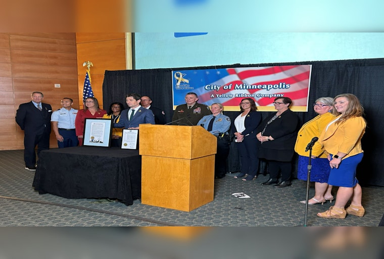 Minneapolis Honored as Beyond the Yellow Ribbon Organization for Military Support