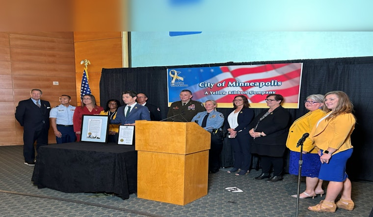 Minneapolis Honored as Beyond the Yellow Ribbon Organization for Military Support