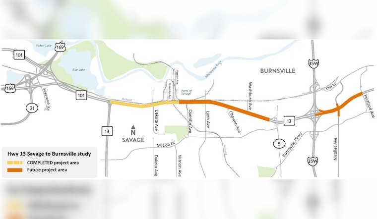 Minnesota Department of Transportation Hosts Community Open House for Highway 13 Improvements in Burnsville and Savage