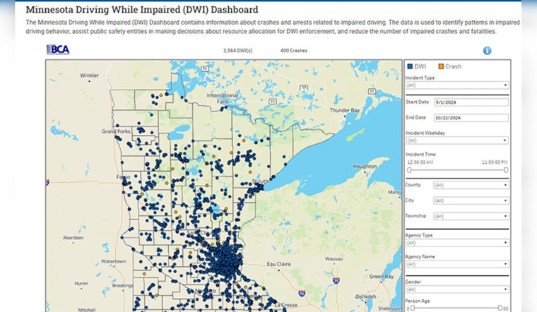 Minnesota Unveils Enhanced DWI Dashboard for Public Use to Combat Impaired Driving