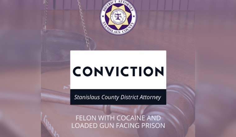 Modesto Man Convicted on Firearms and Cocaine Charges After Traffic Stop